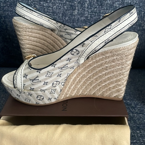 Authentic Louis Vuitton Monogram Canvas Espadrilles. Size:36. - Picture 9 of 13